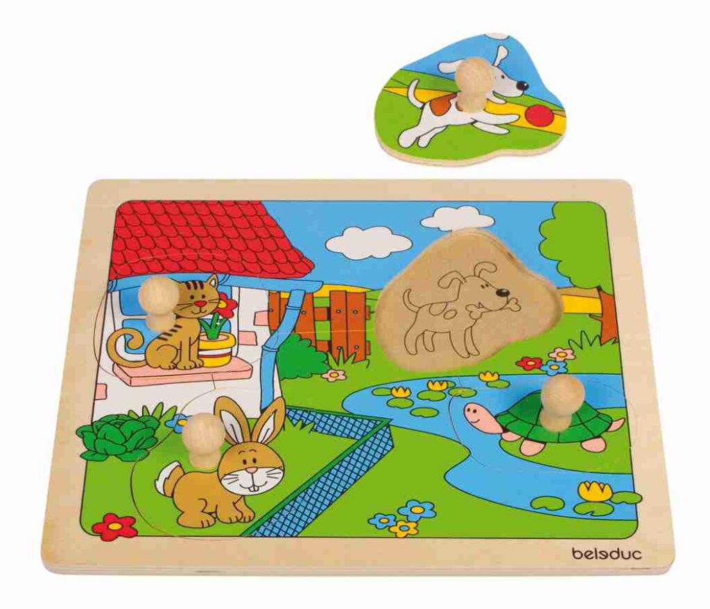 Beleduc Discovery Garden Puzzle - Bright Colors, Age-Appropriate Design | Made In Germany